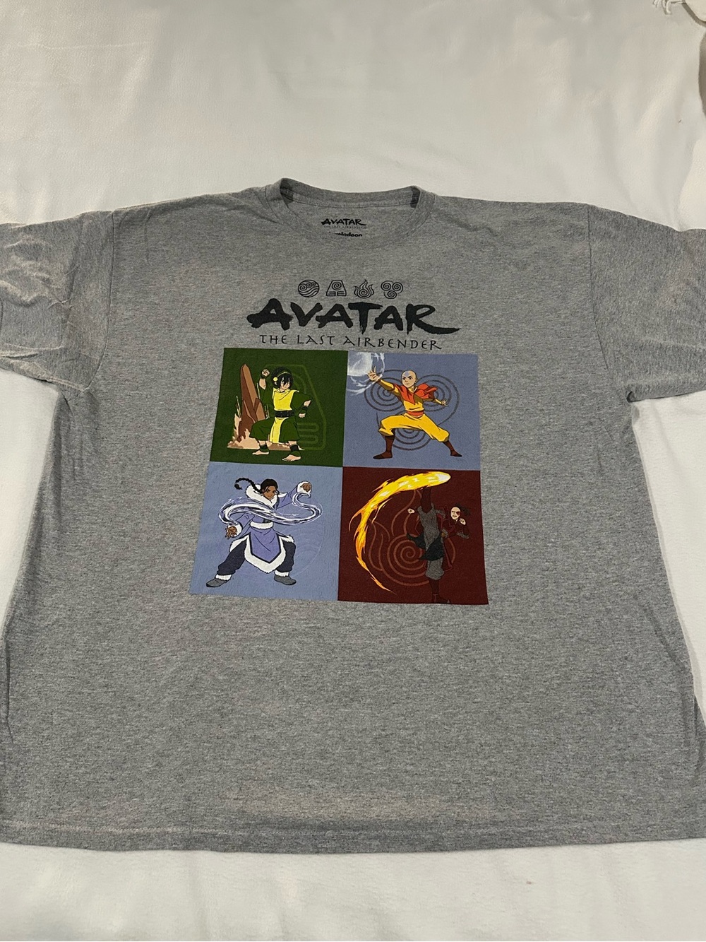 Nickelodeon Avatar The Last Airbender Four Elements Graphic T-Shirt